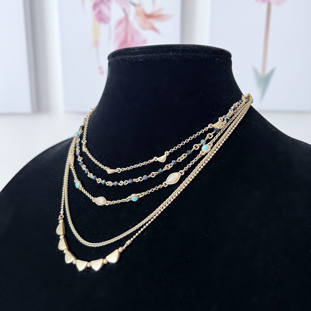 LUCKY BRAND Layers Necklace Set - Gold